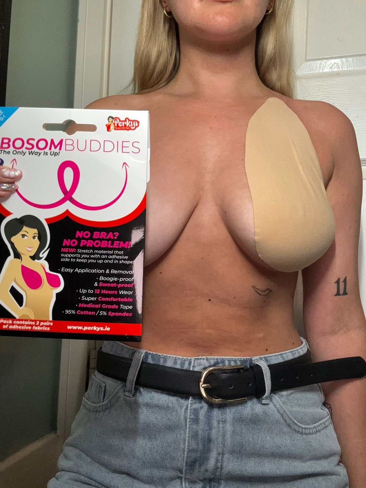 Bosom Buddies Boob Tape D-F, 2 Pairs